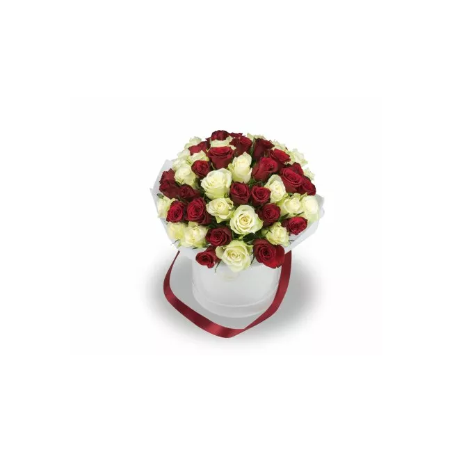 Box ekvádorských růží